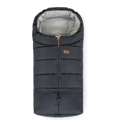 Petite&Mars Jibot - śpiwór, śpiworek do wózka, sanek, Uniwersalny | Charcoal Grey